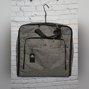 Matein heather grey zipper garment bag